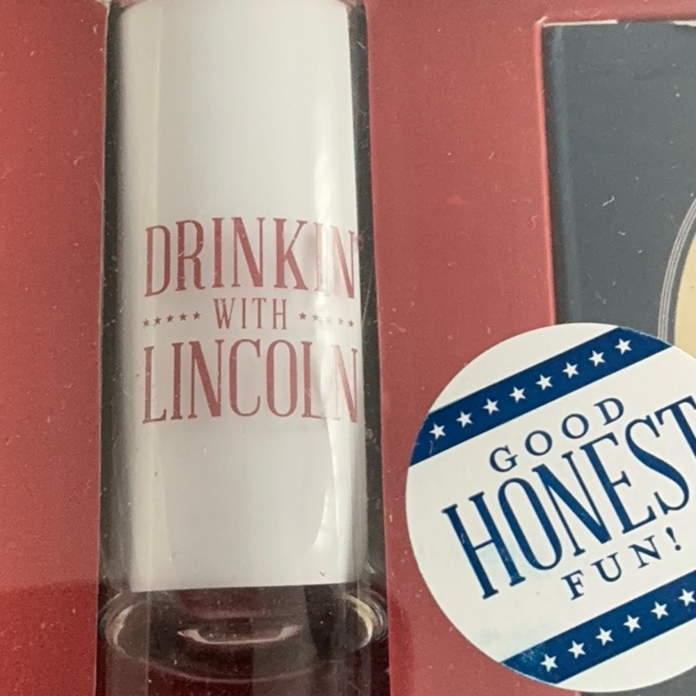 Drinking with Lincoln Presidential Party Game Set. Red & Blue Cards set. - Picture 5 of 5